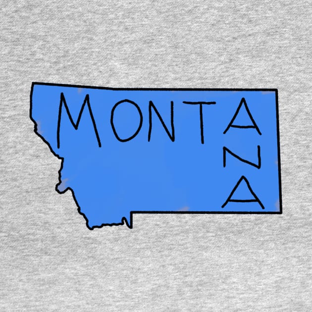 The State of Montana - Blue by loudestkitten